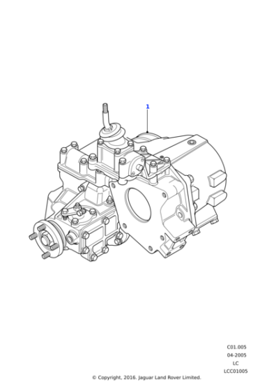 LR045539 - Land Rover Transfer Box