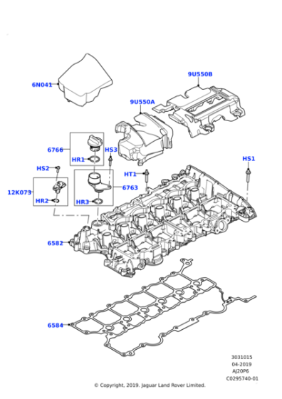 LR121760 - Land Rover Gasket