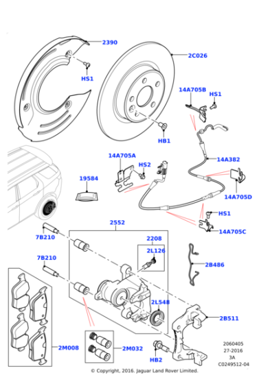 LR061388 - Land Rover Disc - Brake