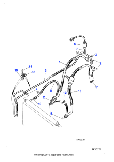 MNA7340CD - Jaguar Hose