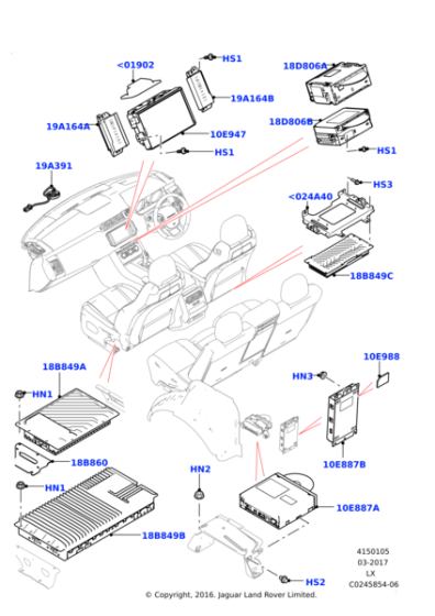 LR059980 - Land Rover Kit - Amplifier | Jaguar Land Rover Classic
