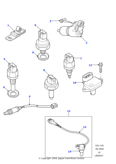YSB002390L - Land Rover Wire