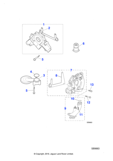 JFC106106 - Jaguar Flange head bolt