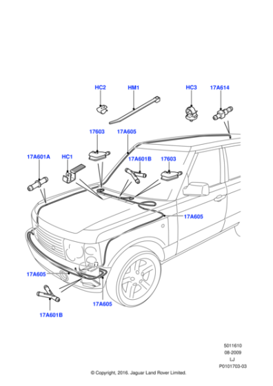 YYE000050 - Land Rover Clip