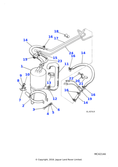 CAC18531 - Jaguar Hose