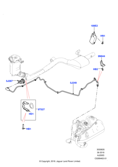 LR134710 - Land Rover INJECTOR - DIESEL EXHAUST FLUID