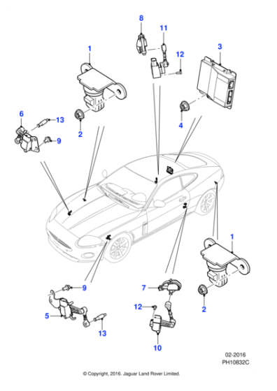 C2P15220 - Jaguar Height sensor