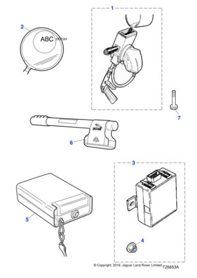 JLM12374 - Jaguar Lock