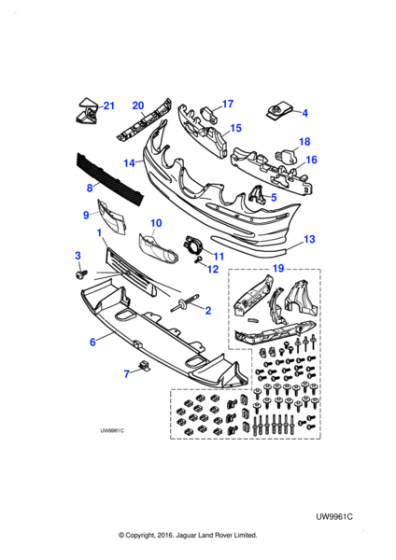 XR836544 - Jaguar Foam insert