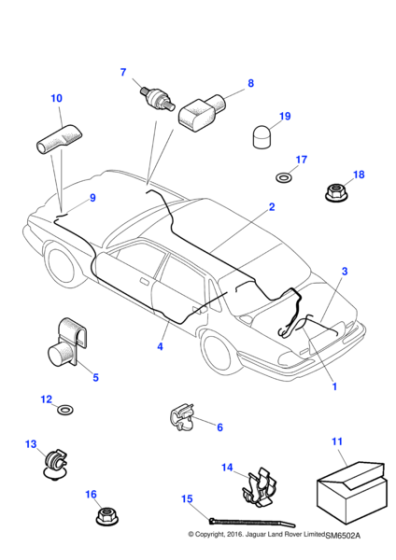 LNC3690AA - Jaguar Battery cable