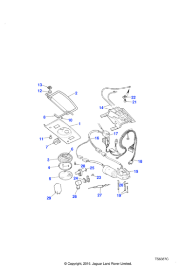 PRC6732 - Land Rover Harness-sunroof relay