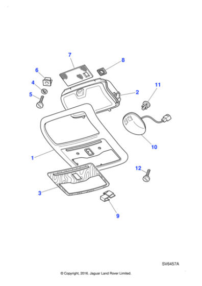 KRH100005 - Jaguar Fastener