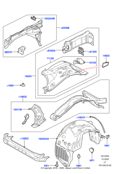 LR017091 - Land Rover Shield