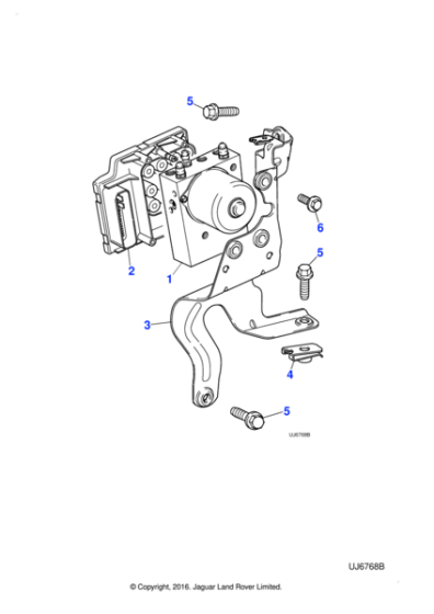 XR83492100D - Jaguar Electronic control module