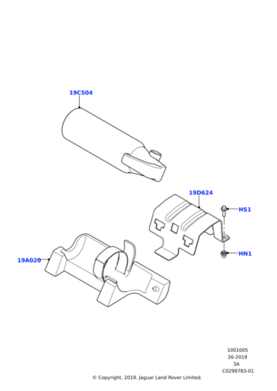 LR077424 - Land Rover Nut