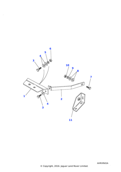 ABU710250 - Land Rover Bar-tie-bent machining
