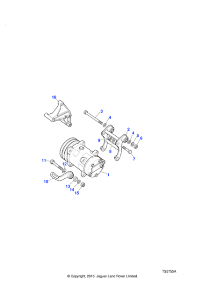 WA112051L - Land Rover Washer