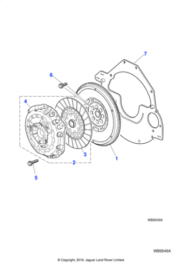 XR821251 - Jaguar Engine cover
