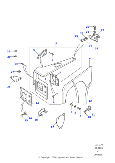 3900L - Land Rover Washer