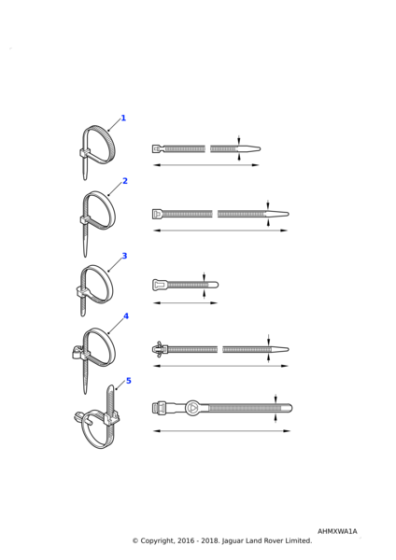 13H9727L - Land Rover Tie-cable