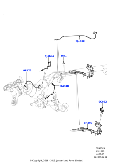 LR122713 - Land Rover Sensor