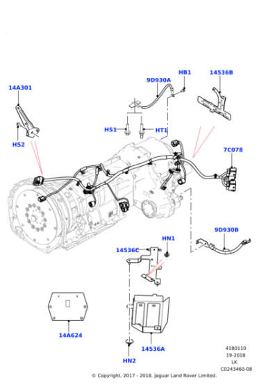 LR041043 - Land Rover Screw