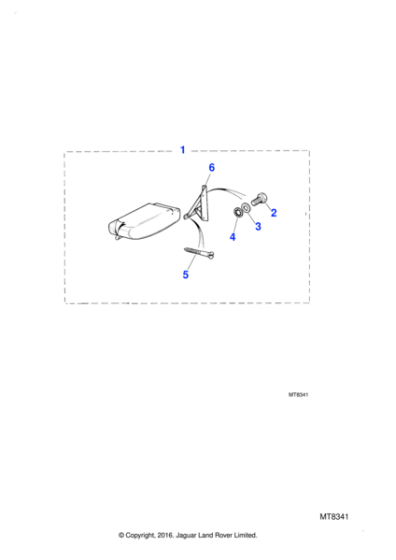 BCC6278YF - Jaguar Seat squab armrest