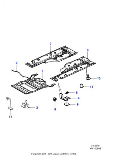 C2C29545 - Jaguar Undertray