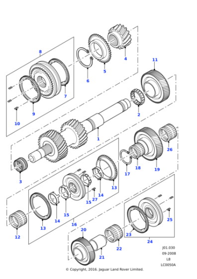 LR004949 - Land Rover Circlip