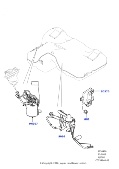 LR072234 - Land Rover Sender And Pump