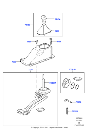 FJL500140PMA - Land Rover Gaiter - Gear Change Lever