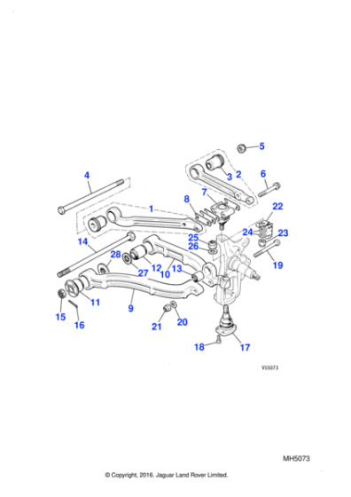 NY608041J - Jaguar Locknut