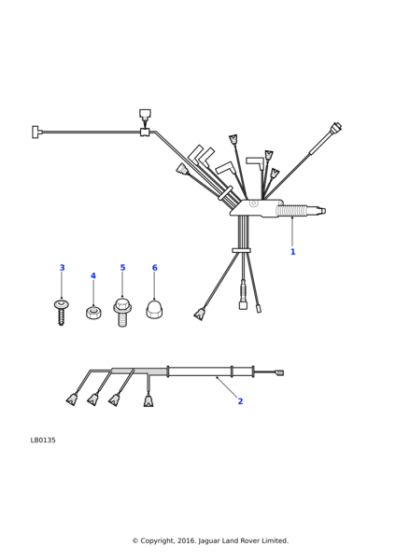 8510329 - Land Rover Harness Engine