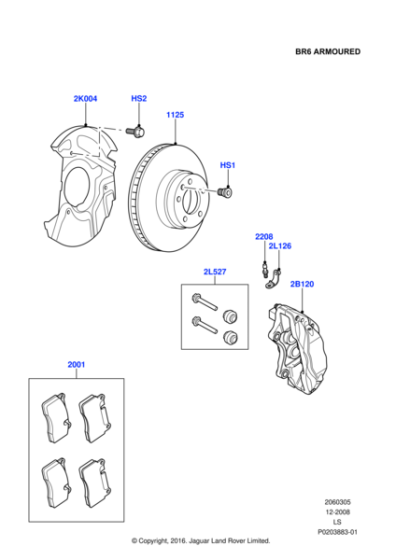 LR012232 - Land Rover Disc - Brake