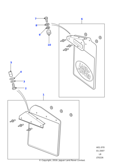 Mudflap - 90 – LH Rear