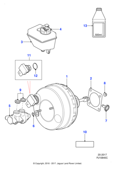 C2D34402 - Jaguar Fluid-brake