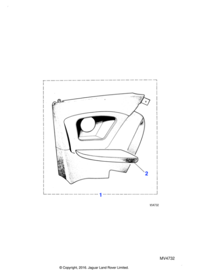 BCC5799LZ - Jaguar Quarter casing