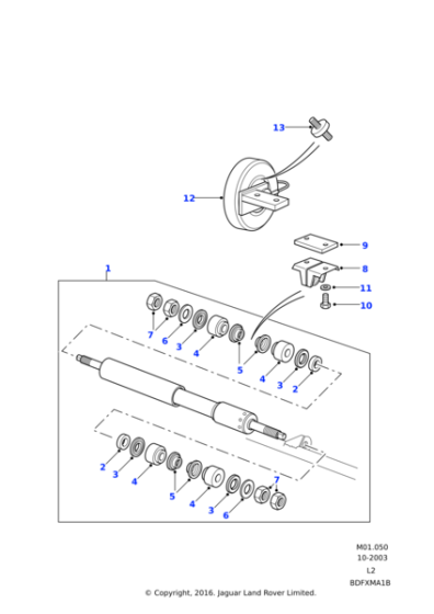FTC1499 - Land Rover Damper assembly-harmonic
