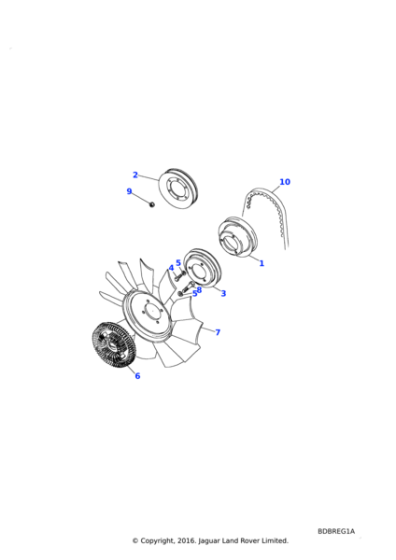 4910L - Land Rover Washer-Plain