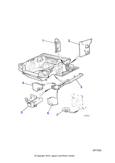 BD28654 - Jaguar Jacking bracket