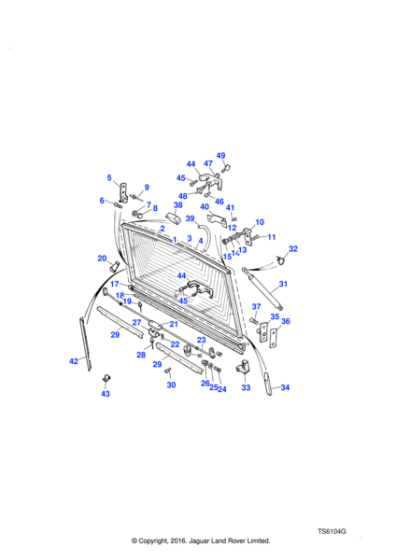 391523 - Land Rover Lock assembly-load/tail door