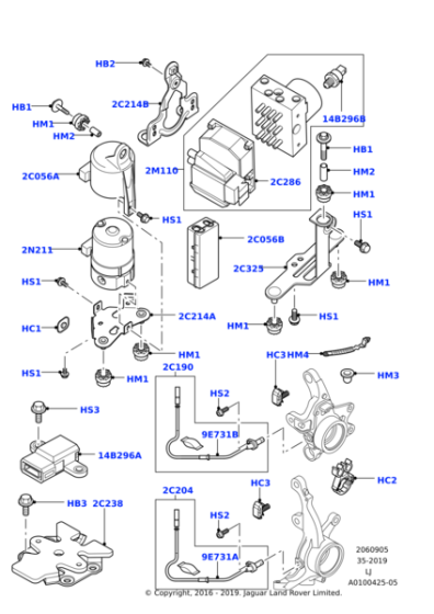 LR019347 - Land Rover Modulator | Jaguar Land Rover Classic Parts