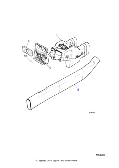BBC7940 - Jaguar Air distribution box vent