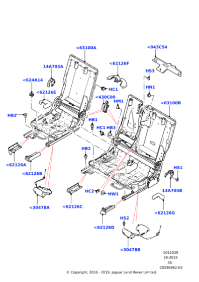 LR126482 - Land Rover Bolt