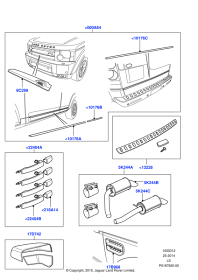 LR006877 - Land Rover Cap - Door Locking Mechanism