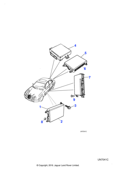 XR817279 - Jaguar Module-Door