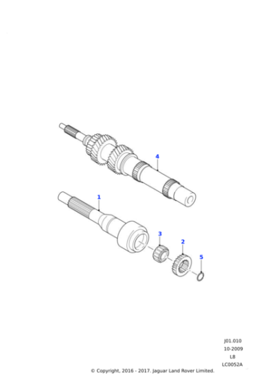 LR005029 - Land Rover Bearing - Input Shaft