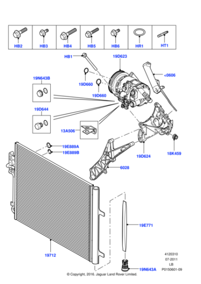 LR021947 - Land Rover Kit - Compressor