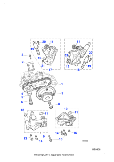 AJ89778 - Jaguar Variable valve timing unit