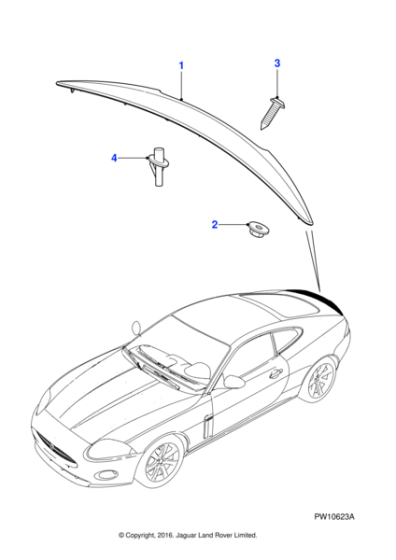 C2P11209XXX - Jaguar Spoiler